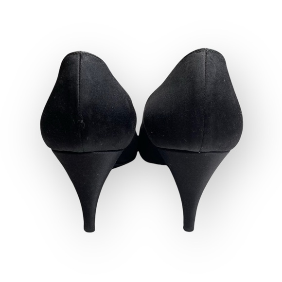 Vintage: Bruno Magli ✦ Kitten Heel Peep Toe Pumps ✦ Metallic Leather Patchwork ✦ - Picture 4 of 16